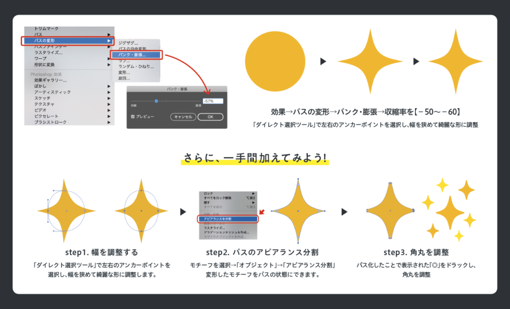 上手なキラキラの作り方解説