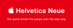 #01 フォント小話「Helvetica 編」